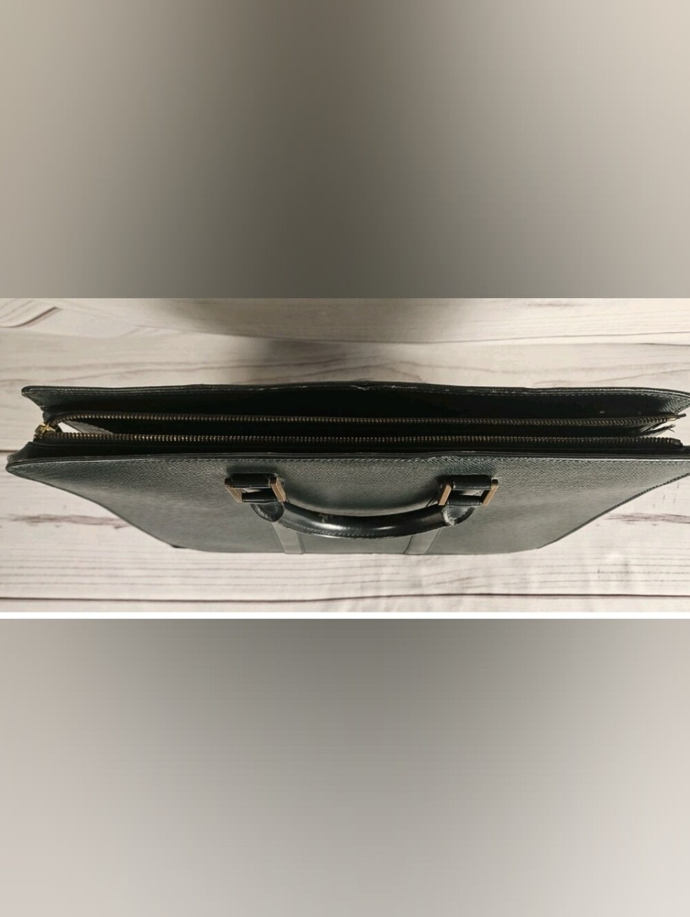 Authentic Vintage Louis Vuitton Taiga Buisness Bag Mens LV Briefcase - Picture 12 of 16